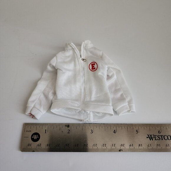 High School Musical East High School Troy Bolton White Faux Zip Jacket DOLL - Picture 7 of 7